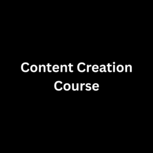 Content Creation Course